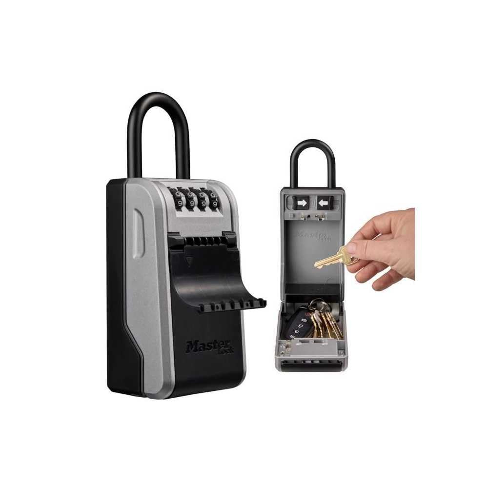 Master Lock 5480EURD chiave cabinet Acciaio Nero, Grigio