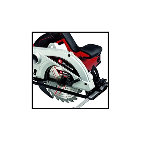 Einhell Handkreissäge TC-CS 1250 (1.250 W, 5.500 min-1, werkzeuglose Einstellung Tiefe/Winkel, Zusatzhandgriff… – Bild 5