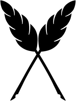 Secretary Masonic Decal Black