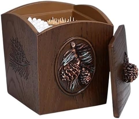 Toothpick Holder Resin Toothpick Box Cotton Swab Box Storage Box Toothpick Jar Home Tooth Pick Dispensers