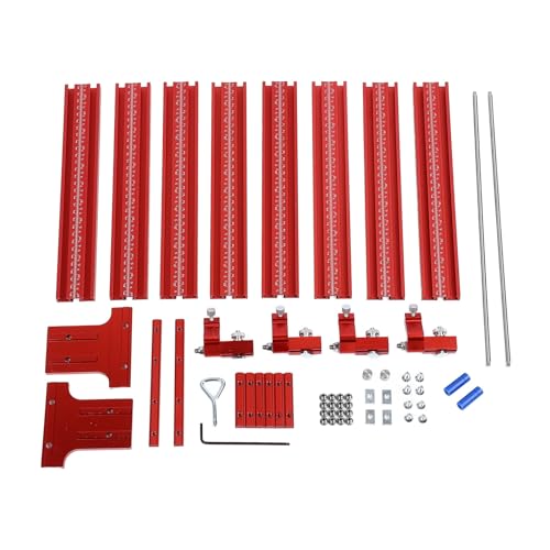 Klanata Saw Rail Track Aluminum Alloy Universal Parallel Tool Set Kit for Woodworking Power Tools and Other Power Tool Accessories