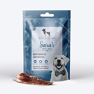 Heads Up For Tails Sara’s Dehydrated Anchovy Dog Treats – 70 g