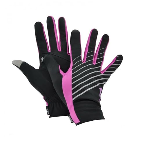Guantes de running Nike Mujer talla L en negro y morado ligeros