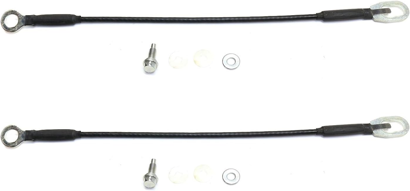 Replacement Tailgate Cable Set fits Nissan Frontier V6 3.8L (Left and Passenger Pair)