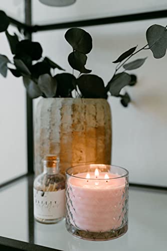 Gold Canyon™ - Sweet Pea Scented Candle, Three-Wick, Heritage Diamond-Cut Glass Jar, New & Improved Look 2022 #TOP2