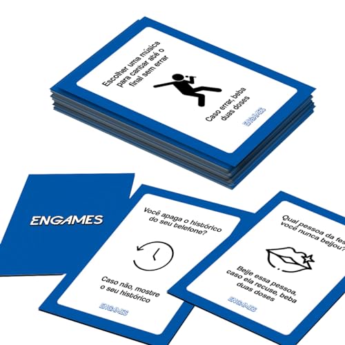 Jogo de Cartas Audácia para Adultos Anime a sua Resenha Jogo para adultos Festa Drink Game Beber Esq