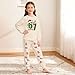 6-7 Beige Outfits 67 Kid Christmas Sets 6 7 Meme Funny 𝙋𝙖𝙟𝙖𝙢As 2 Piece Six Seven Winter Long Sleeve Top And Pants Set For Kids 2-14 Y