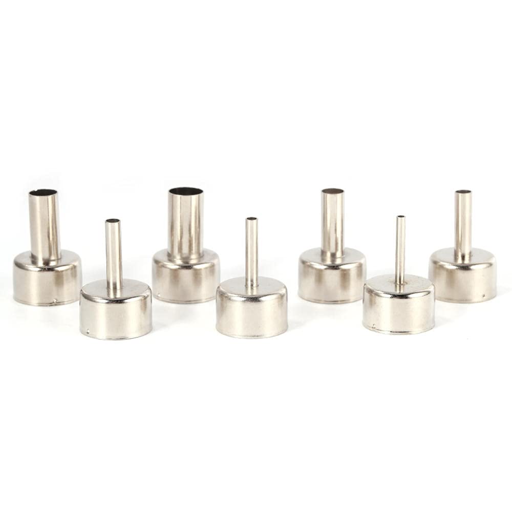 Shrink Wrapping Thermal Hot Air Gun Nozzle 3-12mm Kit for 858D Desoldering Soldering Station Stainless Heat Tips Welding