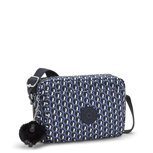 Kipling Abanu Medium Printed Crossbody Bag 3D K Blue2