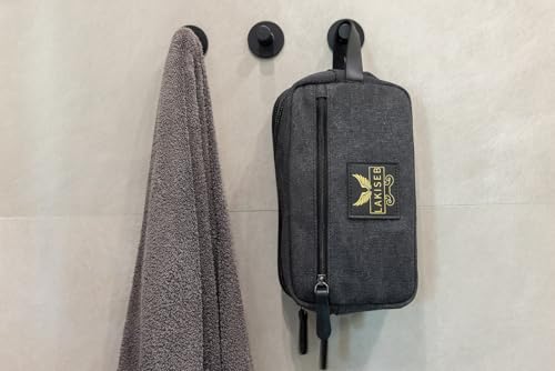 Men’s Toiletry Bag – Black Canvas Travel Organizer4