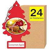 Little Trees auto air freshener, Cinnamon Apple, 6-Packs (4 Count)