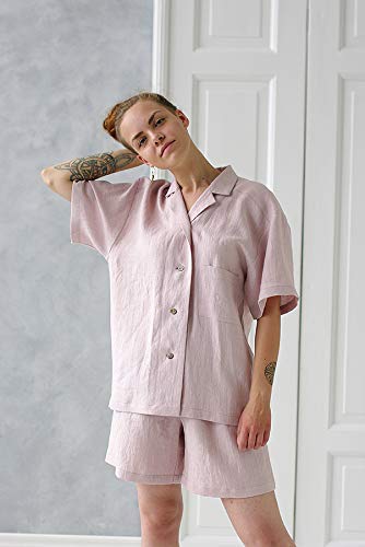 100% Linen Pajamas for Women 