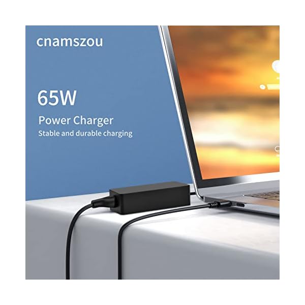 65W USB C Netzteil PD Ladegerät Laptop Ladekabel Type C Adapter für Lenovo ThinkPad Huawei Matebook Pro air HP Spectre… – Bild 7