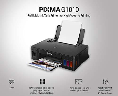 Image of Canon PIXMA MegaTank G1010 Single Function Ink Tank Colour Printer