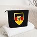 VKKOEWL Germany German Football Soccer Flag Makeup Bags Large Capacity Travel Makeup Pouch Zipper Cosmetic Bag For Women