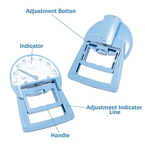 GIMA - Handkraftmesser zur Messung der Muskelkraft in den Händen, aus Kunststof, Kapazität 75 kg