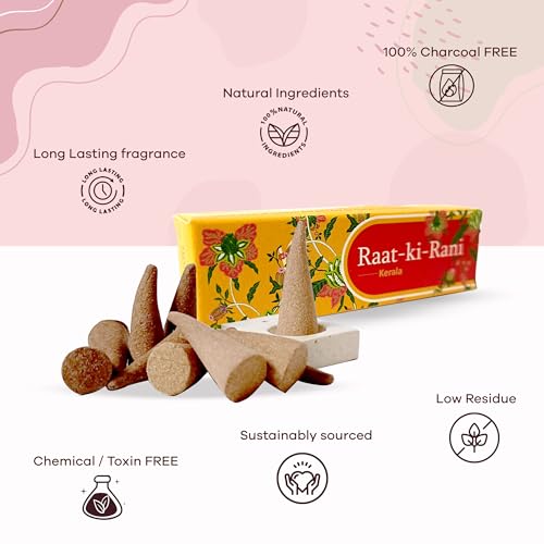 Image of Nyassa Shades of India Luxury Home Fragrance Gift Set | Premium Handcrafted Dhoop Cones & Handcrafted Incense Sticks | Floral & Woody Fragrances | Raksha Bandhan Gifts for Brother, Sister & Family