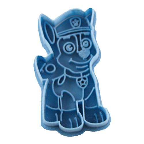 Cuticuter Paw Patrol Chase Cortador de Galletas, Azul, 8x7x1.5 cm