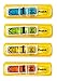 Post-it Message Flags, Sign and Date, 30/Dispenser, 4 Dispensers/Pack, .47 in Wide, Assorted Colors (684-SD)