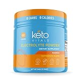 Keto Vitals Electrolyte Powder | Keto-Friendly Electrolytes with Potassium, Magnesium, Sodium, Calci