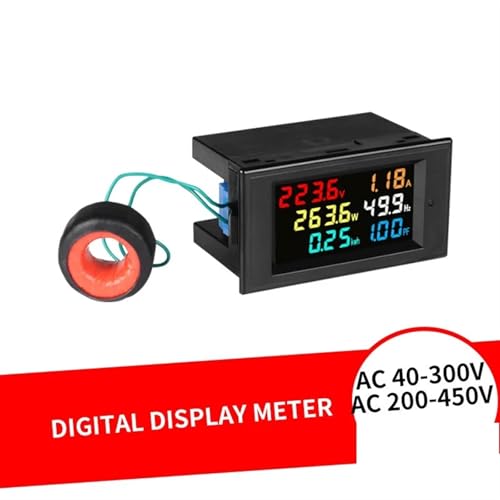 Voltmètre à panneau LCD 6 en 1 idéal pour surveiller sa maison