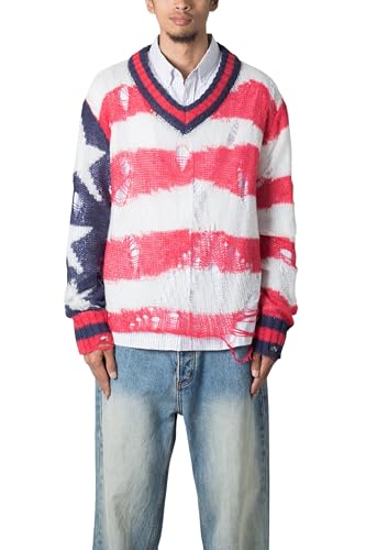 mnml Men's Flag Loose Knitted Sweater