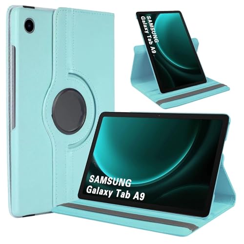 Image of M Cart Cover for Samsung Galaxy Tab A9 Cover Case 8.7 inch, Flip Stand Cover Case for Samsung Galaxy Tab A9 Tablet Cover [SM-X110 /X115 /X117] (Sea Blue)