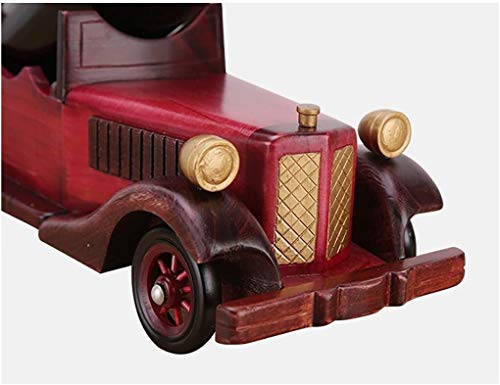 Soporte para botellas de vino vintage estilo auto clásico miniatura 3