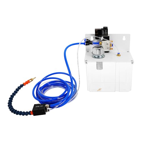 Cutting Cooling Spray Pump,110V Cooling Sprayer Machine with Air Filter Regulator,Coolant Cooling Spray Pump Kit,Cutting Cooling Spray Machine for Cutting CNC Engraving Drill Milling Lathe Machine