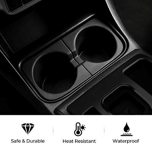 Joytutus Cup Holder Inserts Compatible With Tacoma 2005 To 2017, Durable Car Cup Holder Replacement Accessories 66991-04012, 66992-04012, Black #TOP4
