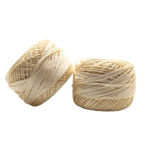 Image of Anchor Knitting Pearl Cotton Fast Colour Thread Yarn - Mercer Pearl Cotton 10gm Yarn (Thickness 1 mm) (Pack of 1 (0386)