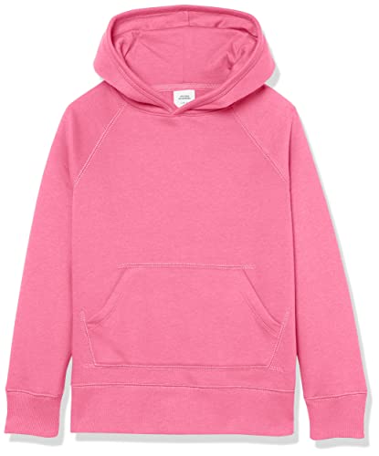Amazon Essentials Sudadera con Capucha Niña, Rosa Brillante, 8 años