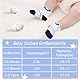 ZERULETS Kinder Babysocken Baby Jungen Mädchen Dicke Socken 12 Paare Neugeborene Baumwolle Socken Baby Winter Socke Erstlingssocken für 0-6 Monaten（Raketen）