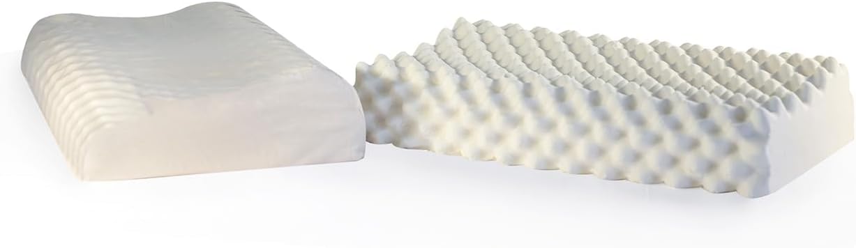 Almohada Látex Contorneada Perforada Mediana Refrescante