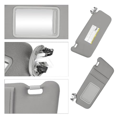 Pare-soleil éclairé double position gris beige pour Camry 2007 à 2011 référence 74320
