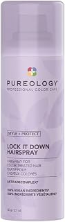 Pureology Lock It Down Hairspray: Maximum Hold & Radiant Shine for Color-Treated Hair, 11oz