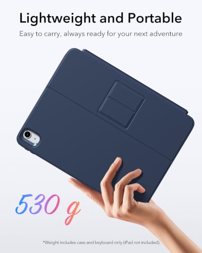 Image of ESR for iPad Air 11 Inch Case with Keyboard M4 /M3 /M2, Ultra-Light