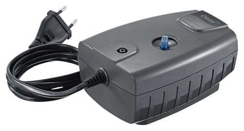 OASE 41848 OxyMax 100 Belüfter, Aquarium Luftpumpe für Süß und Meerwasser Aquarien, 100 l/h, 3,5 W, 1 x 2 m Schlauch