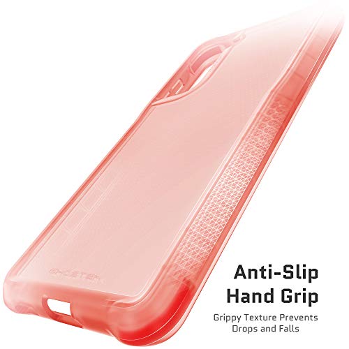 Image of Ghostek Covert Pink Galaxy S21 Case for Women Clear Protective Phone Cover Durable Silicone Shockproof Protection Wireless Charging Compatible Designed for 2021 Samsung S21 5G (6.2inch) (Pink)