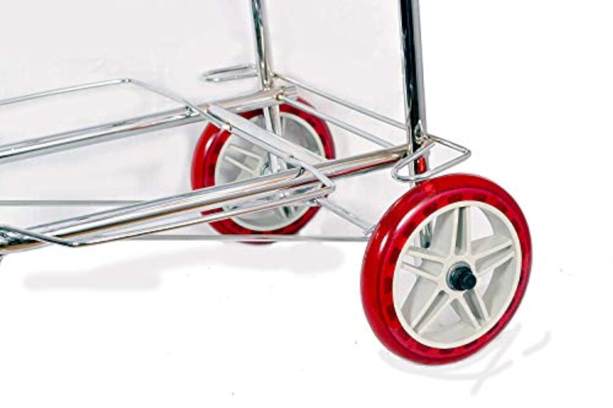 Foldable Stainless Steel 2 Wheel Luggage Cart
