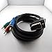 Produktbild Unbekannt DVI Kabel Stecker 24+5 auf 3 x Chinch YUV 1,8m RGB RCA Video TV Computer DVD PC