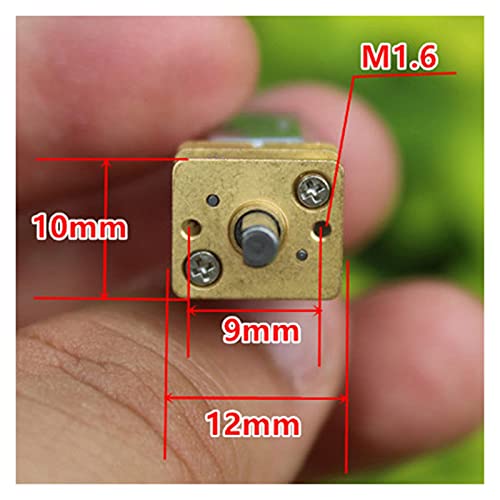 Motorreductor eléctrico Micro N20 y caja de cambios de baja velocidad 60 RPM 6