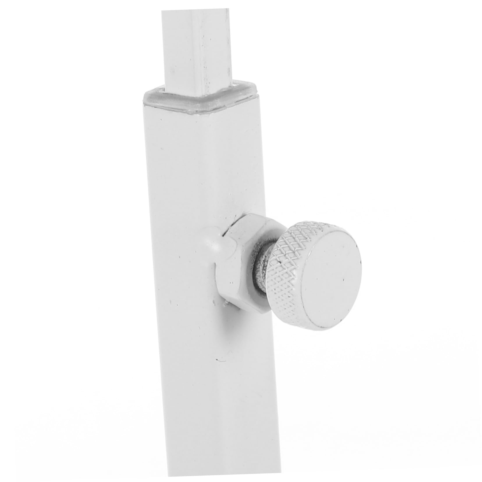 Soporte Colgante para Bolso de Metal Blanco, Altura Ajustable 39-70 Cm