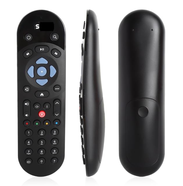 Ersatz Fernbedienung für Sky Q Receiver Fernbedienung kompatibel mit Sky Q TVMiniSilver Box Universal Remote Control mit 10m IR Reichweite 0 2 s Reaktion Plug and Play Mit Bedienungsanleitung