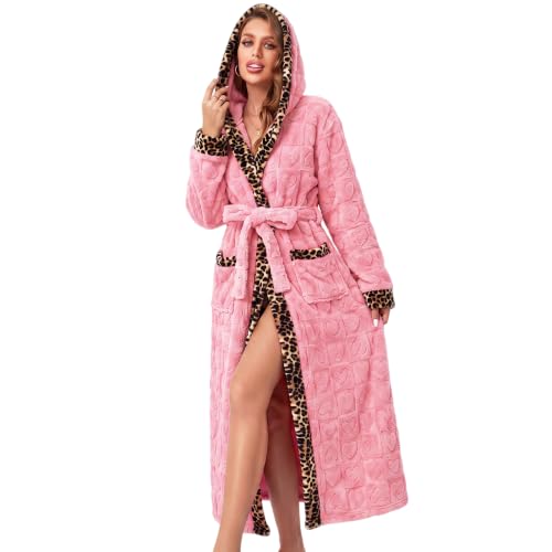  Fleece Long Bathrobe - image 1