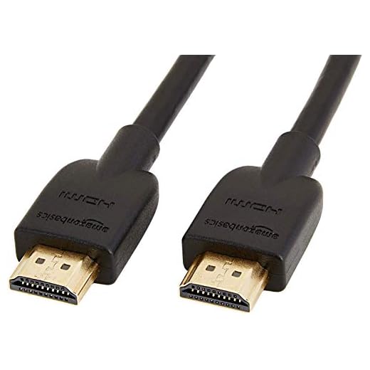AmazonBasics High-Speed HDMI Cable, 10 Feet, 1-Pack