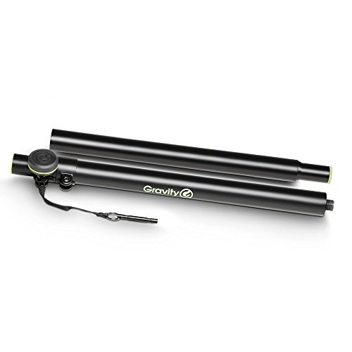 Gravity SP 3332 TPB - Adjustable Two-Part Speaker Pole, 35 mm to 35 mm, 1400 mm, black, Einheitsgröße - Image 3
