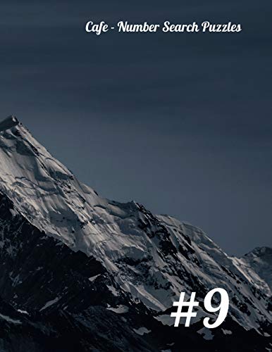 Cafe - Number Search Puzzles #9 (Volume)