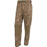 Drake Waterfowl Men's Silencer Soft Shell Quiet Fleece Lined Camo Hunting Pants with Agion Active X2, Mossy Oak Bottomland, M