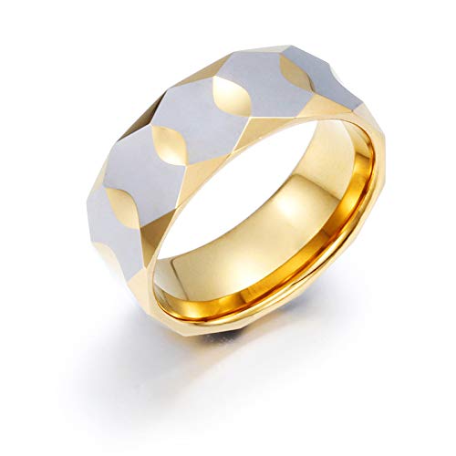 QUECYTungsten Steel Adjustable Women's Love Designer Embellished Ring for any occasion- 11 yards